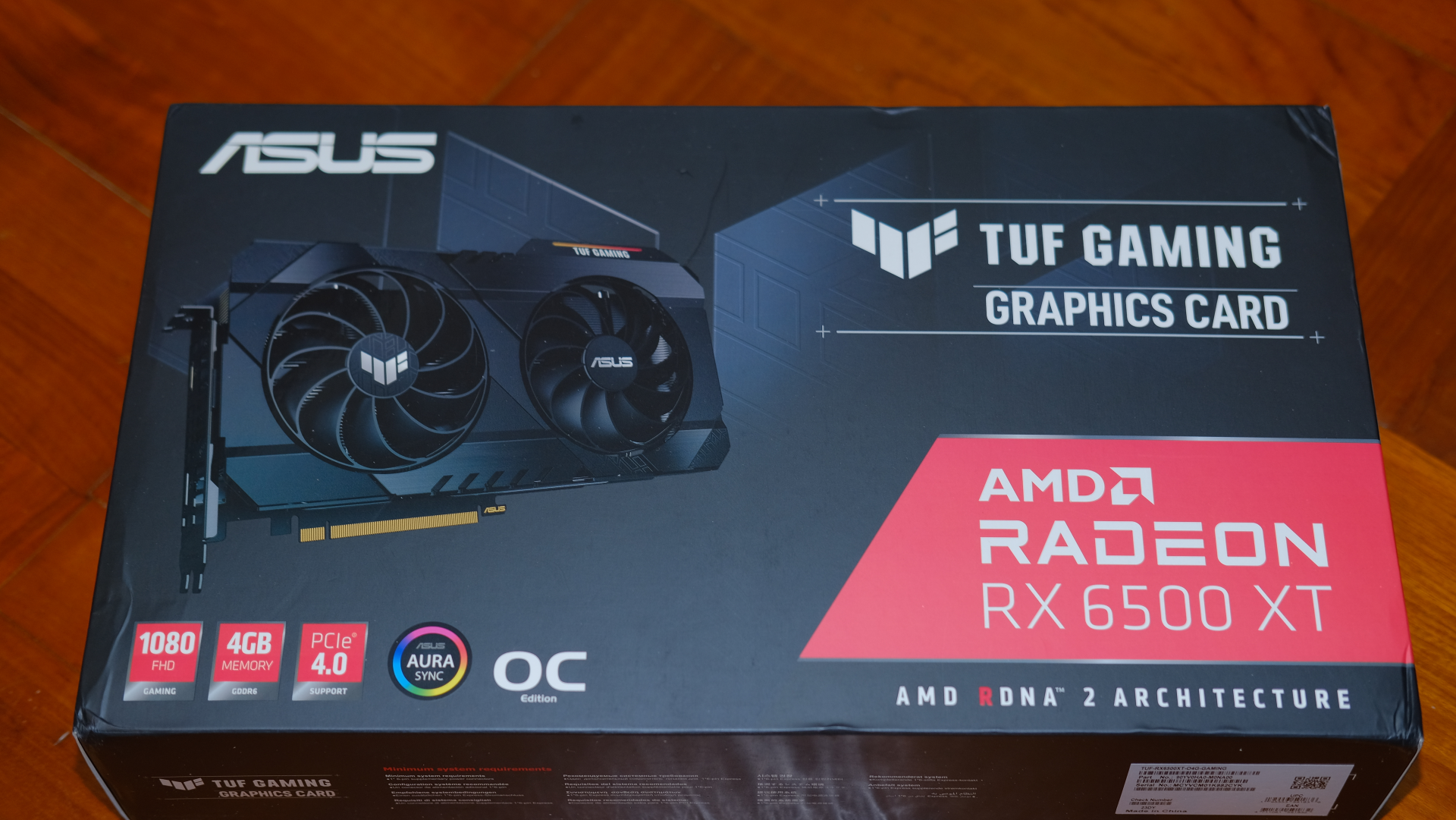 [開箱]  ASUS TUF Gaming RX 6500 XT  安裝在B350只有PCIe 3.0底板還可以流暢玩遊戲嗎?Part 1